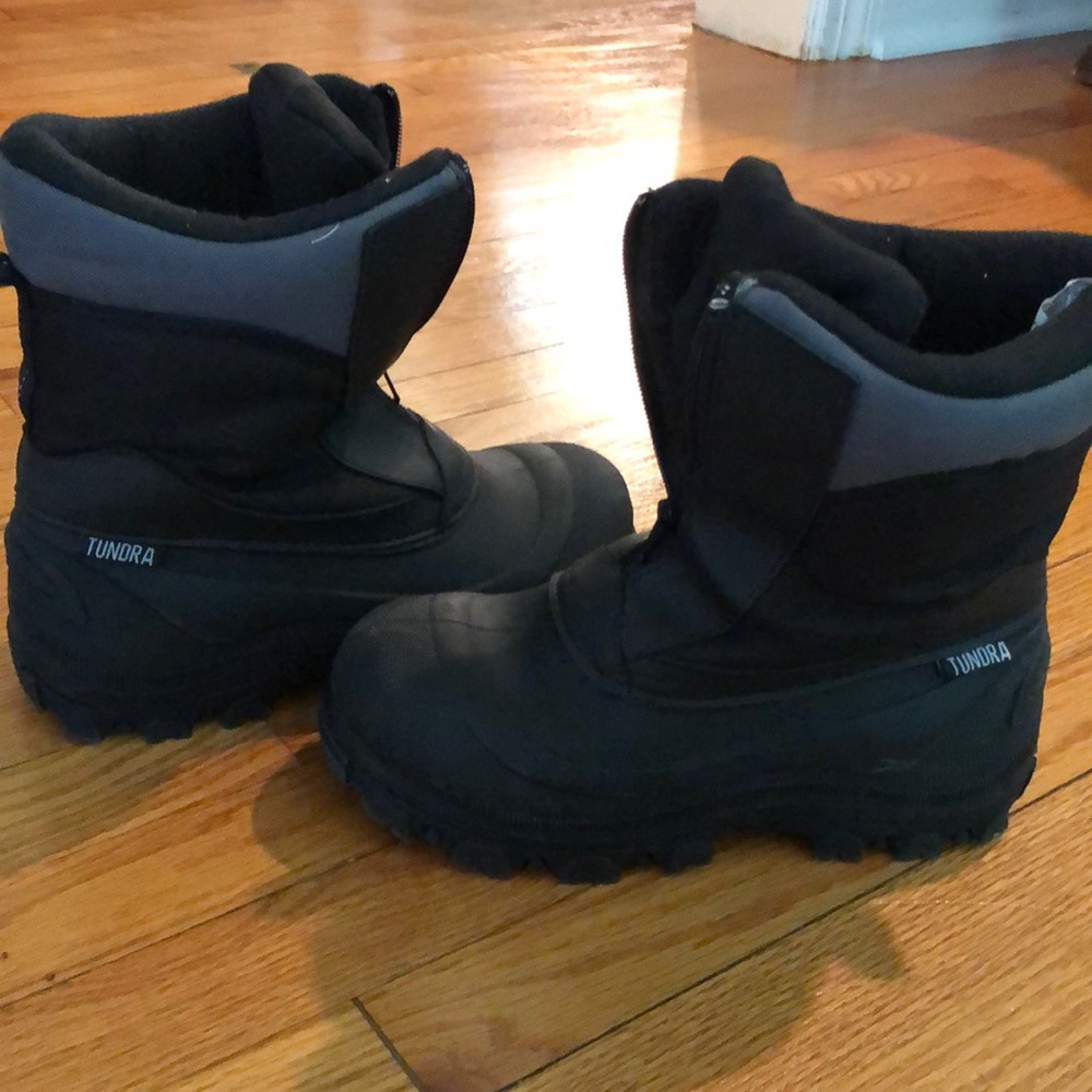 Tundra boys snow boots grey/black